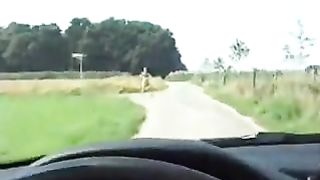 Wife enjoying pooping and pissing outdoor fun