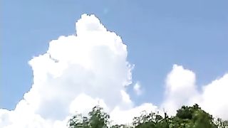 Compilation video of Japanese chick pooping outdoors