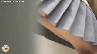 Beautiful Japanese girl pooping in the toilet