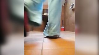 Sexy amateur chick spread legs and pooping