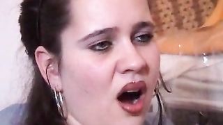 Two scat girls dildo fucking roughly