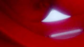 Closeup view of big ass dropping load