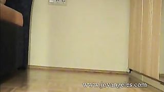 Lovely hot Austrian lady pooping on the floor