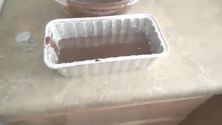 Blonde BBW Chocolate Brownie Poop Cake