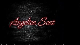 Blonde thick ass lady pooping in the tub