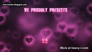 Big boobs blonde babe masturbates and poops in garden