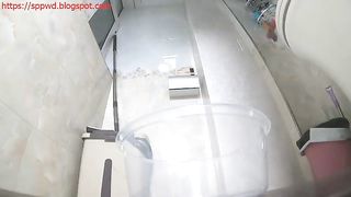 Thick hairy pussy Chinese slut poops