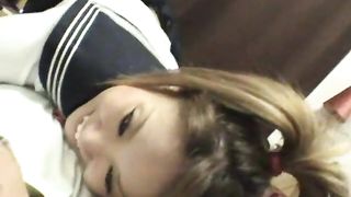 Japanese schoolgirl poops