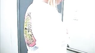 Amateur married lady poops