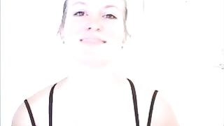 Beautiful amateur lady pooping