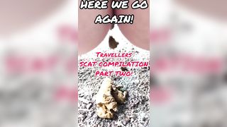 Outdoors pooping compilation