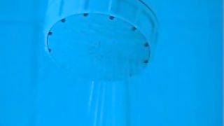 Lucy shits in the shower