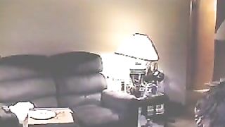 Blonde mommy hidden toilet cam