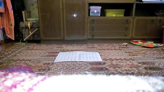 Amateur babe poop on the floor