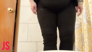 Massive ass bbw pooping in closeup