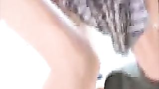 Nasty brunette slut hot poop