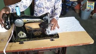 Slutty African poops before sewing