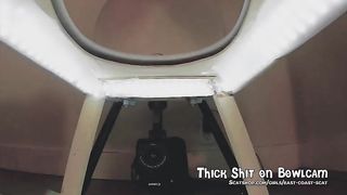 Potty chair shit viewed from three different angles