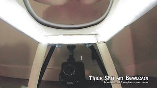 Potty chair shit viewed from three different angles