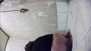 Power pushing out poop Caught on Spy cam
