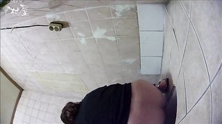 Power pushing out poop Caught on Spy cam