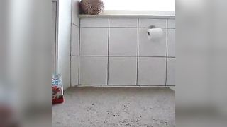 Cute babe loves candy and poop