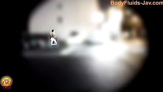 Sexy Japanese young girl caught pooping