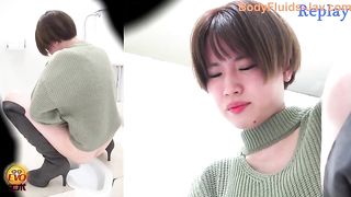 Sexy Japanese young girl caught pooping