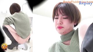 Sexy hot ass babe in high boots love pooping