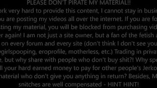 Busty mistress lady poops