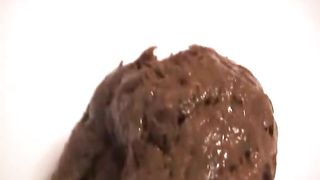 Kinky Jap teen with small ass pooping