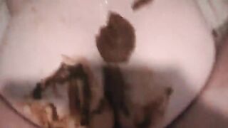 Poop covered ass fucked