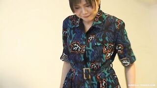 Nasty Japanese lady poops for her slave