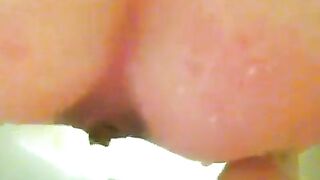 Curvy big ass lady and her sexy poop