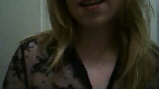 Wife eating her turd like a cookie