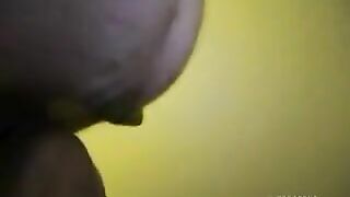 Horny slut poops for her friend