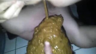 Lucky dude gets shit face mask