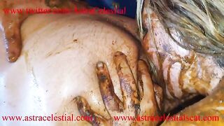 Dirty scat group fuck session