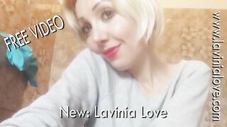 Hot blonde MILF doll teasing and pooping