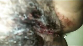 Periods and poop closeup