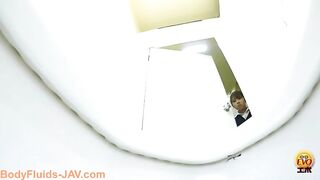 Japanese schoolgirl showing her pooping hole