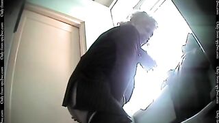 Blonde granny love pooping hard