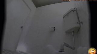 Sexy hot hairy pussy Japanese babe caught pooping