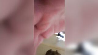 Asian hot babe and her urgent poop show