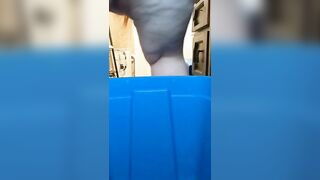 Chubby mature lady hard poop