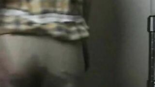 Hot girl poops in her sexy white pants