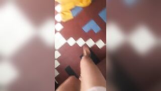 Great closeup view of a thick poop