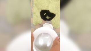 Great closeup view of a thick poop