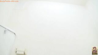 Hairy pussy Japanese nurse pooping