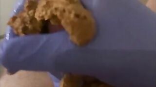 Huge creamy shit on dick by BBW wife